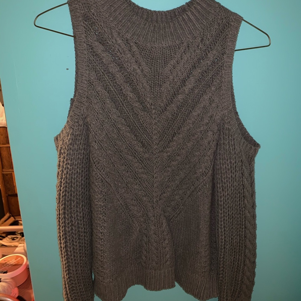 Cold Shoulder Sweater